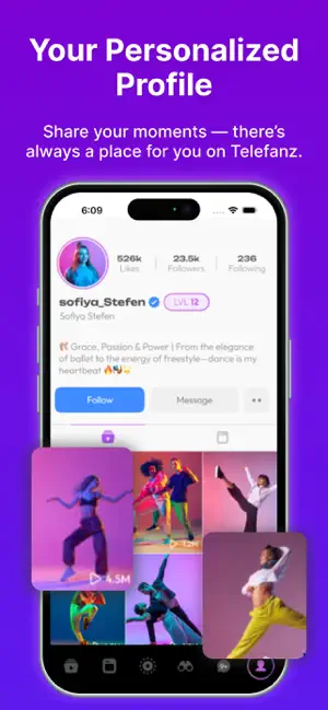 Creator Profile on Telefanz