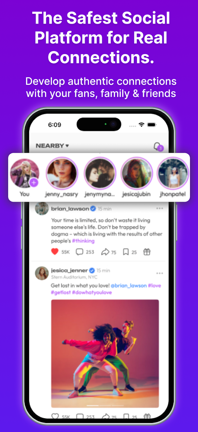 Telefanz App - Social Feed